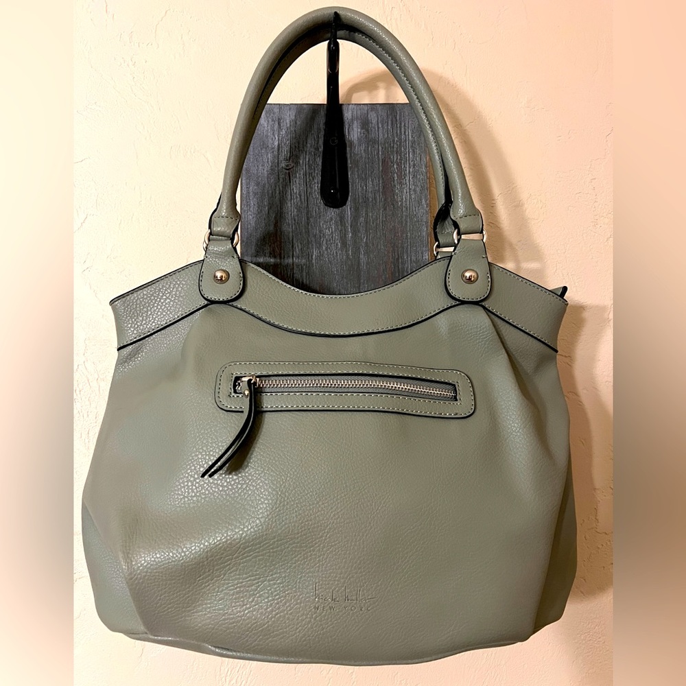 Nicole Miller Leather Shoulder Bag